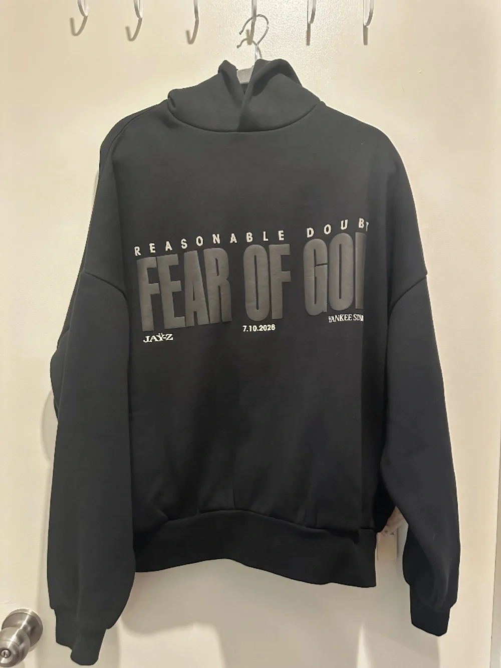Jaÿ-Z Reasonable Doubt Fear of God Yankee Stadium Hoodie